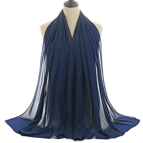 Chiffon-Navy Blue