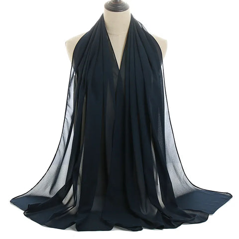 Chiffon-Dark Navy