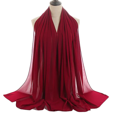 Chiffon-Rose Red