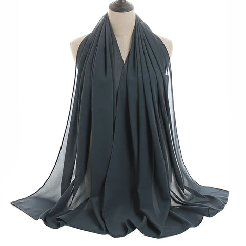 Chiffon-Black Grey