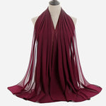 Chiffon-Burgundy