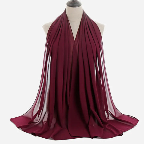 Chiffon-Burgundy